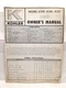 USED OWNERS MANUAL FOR KOHLER K241 K301 K321 ENGINES ENS-603