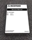 Mitsubishi K25 Engine on FG15N-FG35N Shop Service Repair Manual 004868X-Up