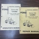 FORD Series 745 Loader REPAIR SERVICE SHOP MANUAL OPERATORS MAINT. GUIDE TRACTOR