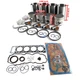 4M40 4M40D 4M40TD Engine Rebuild Kit For Mitsubishi 307B Excavator w/ Gasket