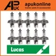 10x Head Lamp Light Bulb Lucas 12V H4 55W for Massey Ferguson 375E 382N Tractor