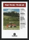 FIATAGRI FIAT 70-66/70-66 dt TRACTORS SPECIFICATIONS BROCHURE 7/89