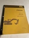 Fiat Allis FH220 EXCAVATOR PARTS MANUAL CATALOG BOOK pn 73158103