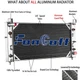Aluminum 2Rows Radiator For Chevy Silverado/GMC Sierra 2500 3500 HD V8 2001-2002