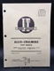 I&T Shop Service Manual AC-17 Allis Chalmers D-14 D-15 D-17 Maintain Repair Fix