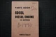 KOMATSU 6D95L Z-SERIES Forklift Engine Parts Manual book shop catalog spare 1990
