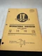 I&T Shop Service International Harvester Manual - IH-32 - 706 756 806 856 1206