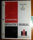 IH International 234 & Hydro 234 Tractor Owner Operator's Manual 1258522C3 6/83