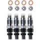 4PCS Fuel Injector 1C010-53900 for Kubota V3300 V3600 M6800 M8200 M9000