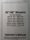 TORO Wheel Horse Tractor 42" 48 Mower Implement 78231 9861904 Owners Manual 267h