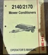 Gehl 2140 2170 Mower Conditioner Operator's Manual MWPA26