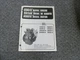 Kubota Z500-B Z600-B ZH600-B DH850-B Diesel Engine Owner Operator Manual xo