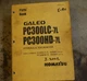 KOMATSU GALEO PC300 7L Excavator Crawler Parts Manual book catalog list spare
