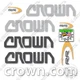Fits Crown RR5200 Decal Kit Forklift - 7 YEAR OUTDOOR 3M VINYL!