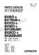HITACHI EX60-5 EX75US-5 EX100-5 ML Light Crane Excavator Parts Catalog Manual