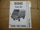 Gehl BU940 Forage Box Parts Catalog Manual book 2/80