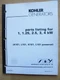 Kohler Manual parts listing 1,1.25,2.5,3,4 kW (K161,L161,K181,L181 powered)