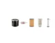 Filter Service Kit Fits Kioti Tractor DK35 W/Daedong Engine Air Oil Fuel Filters