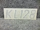 Genuine Kioti KL128 Front Loader Decal 6-1/4" Long