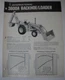 VTG 1971 Original International Harvester IH 3600a Backhoe Loader Pamphlet Ad