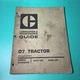 Caterpillar D7 Tractor Lubrication & Maintenance Guide GEG00535