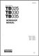 Takeuchi TB025 TB030 TB035 Compact Excavator Service Repair Workshop Manual CD