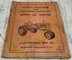 Allis Chalmers TM-46D Model "CA" Tractor Operation Instruction & Parts Manual