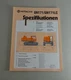 Brochure Hitachi Specifications UH 171 / UH171LC Stand 02/1982