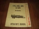 Vintage Gehl 175 250 325 425 Box Spreaders Operators Manual 904249