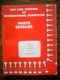 IH Farmall Mccormick International TD7E Crawler Parts Manual