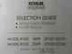 Kohler K482 K532 Engine Short Block Replacement Manual Garden Tractor 18 20 hp