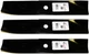 3 Hi-Lift Blade Set for 42" Deck Dixon ZTR 428 429 Yamaha YT5700 Riding Mowers