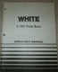 White 2-180 Field Boss Tractor Operation & Troubleshooting Manual Book Genuine