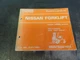 Nissan H02 Series Forklift Parts Catalog Manual  C-F110U  1987