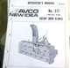 Operator's Manual Avco No. 517 Rotary Snow Blower 3 point hitch 86 inch RS-517