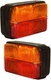 12V Massey Ferguson MF 398 MF 275 Tractor Rear Indicator Lamp Light 1673840M91