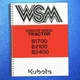 KUBOTA B1700 B2100 B2400 WSM WORKSHOP MANUAL *WITH WIRING CORRECTION* TOUGH BIND