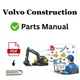 Volvo EC290B FX Excavator Parts Manual ON USB