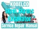 Kobelco Excavator SK310 SK310LC Service Repair Manual