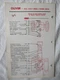 1969 Oliver  1950 1950-T Series 4WD Tractor Lubrication Chart Data Card