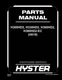 Hyster H300HD2,H330HD2,H360HD2,H360HD2-EC H019 Forklift Parts Manual Catalog