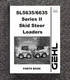 SKID STEER LOADERS SERVICE PARTS MANUAL GEHL SL5635 6635 SERIES II 2002 7844 SP