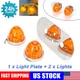 For Peterbilt 359/379/389 W900L Watermelon Dome Light Plate & Watermelon Light