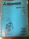 Mitsubishi Fork Lift Truck Parts List FG30, FG35A Chassis, Mast, Options