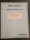 Hitachi EX270, EX270LC Equipment Component Parts Parts Catalog