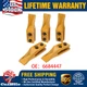 5PCS 6684447 Skid Bucket Unitooth Trenching Bucket Teeth W/ 10x Bolts & Nuts US