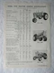 1963 Oliver 880 1800 1900 Tractor General Specification Data Sheet