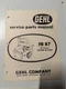 Gehl FB 87 Hi Throw Hopper BLOWER Service & Parts Manual ORIGINAL 