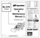 Bobcat Ingersoll-Rand BL-570 Backhoe Loader Operation and Maintenance Manual ...