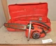 Vintage 1970's Homelite case & XL2 chainsaw collectible logging saw tool X7